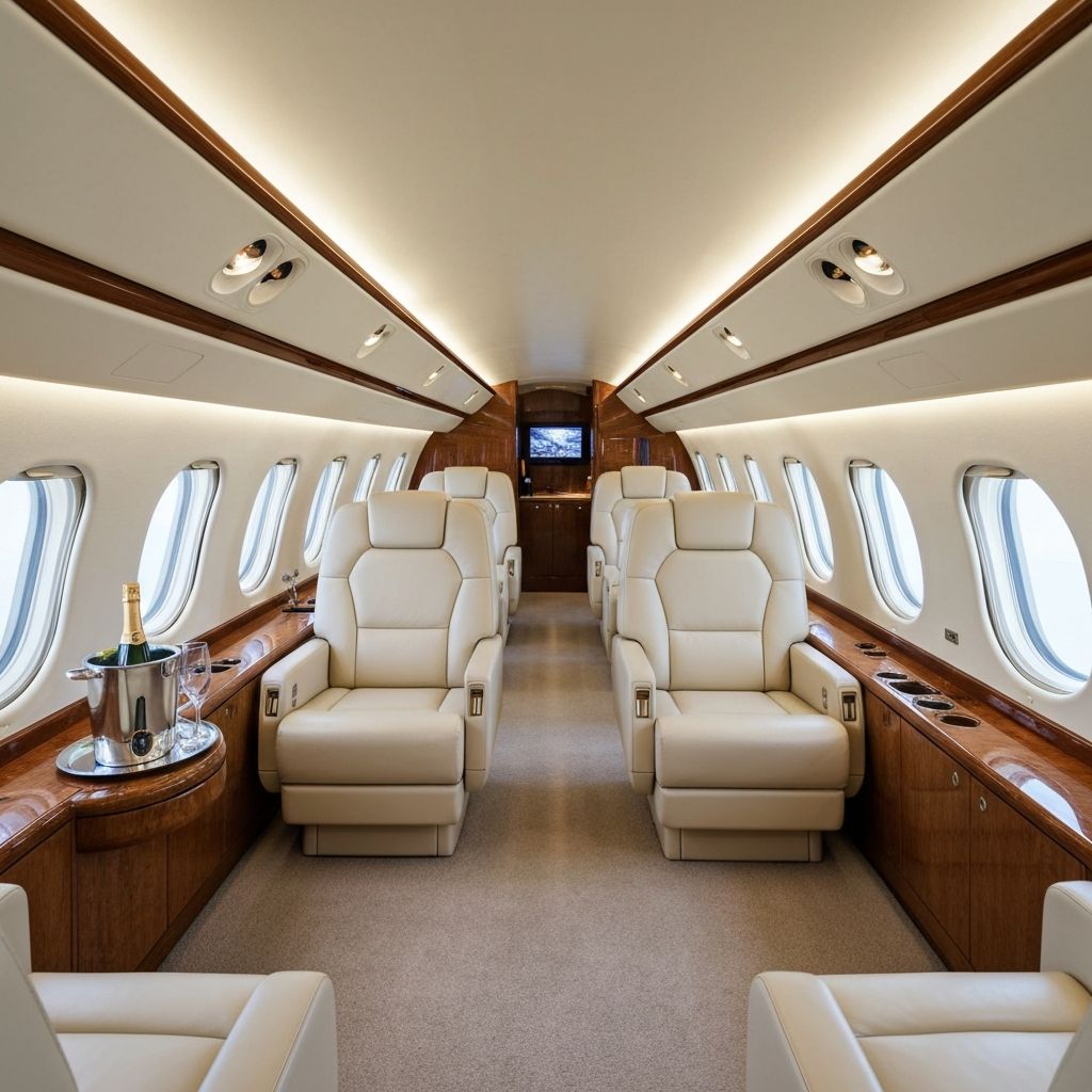 Interior del Gulfstream G650